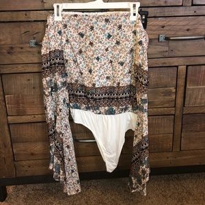 Belle sleeved one piece